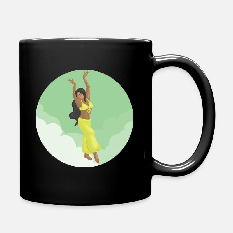 Orientalischer Bauchtanz - Tasse einfarbig - Schwarz