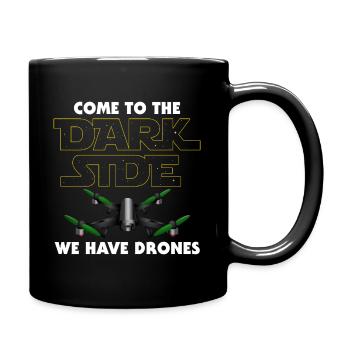 Drones | Come To The Dark Side - Full Colour Mug - black - Right