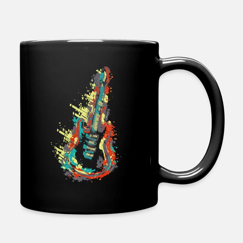 guitare - Mug uni - noir