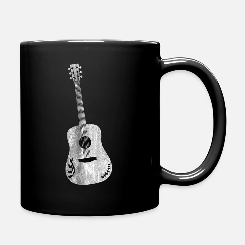 guitar - Full Colour Mug - black