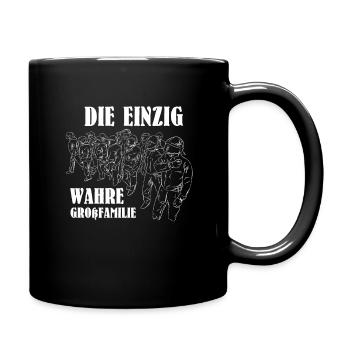 Police Famille élargie - Mug uni - noir - Droite
