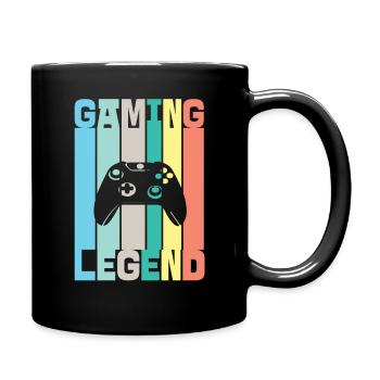 Légende du jeu - Mug uni - noir - Droite