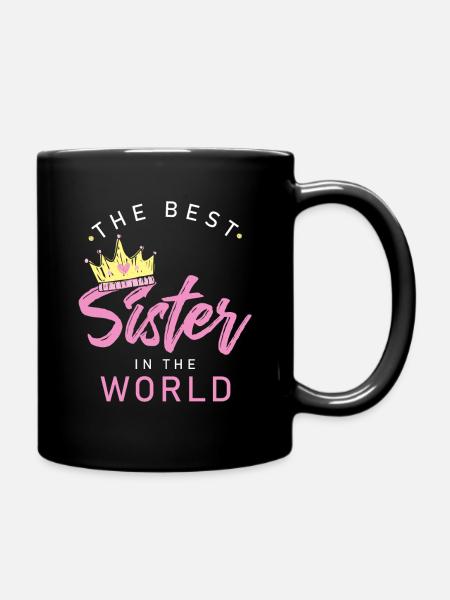 Paras Big Sister lahja - Yksivärinen muki - musta