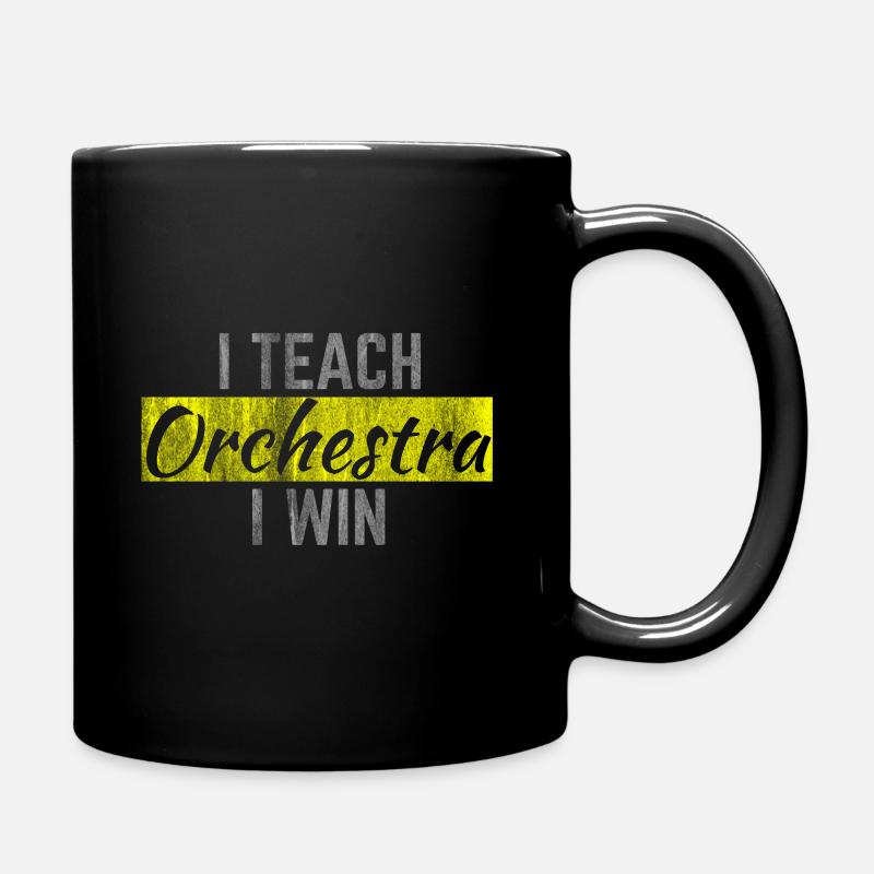 Orchester Dirigent - Tasse einfarbig - Schwarz