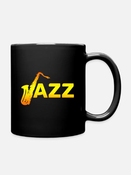 jazz - Full Colour Mug - black