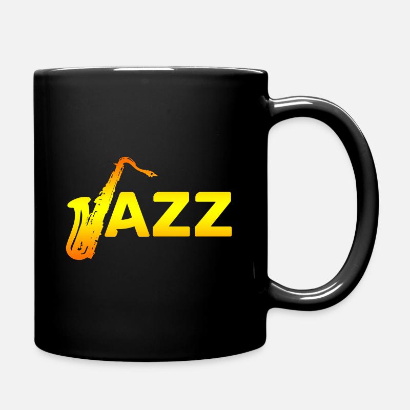 jazz - Full Colour Mug - black