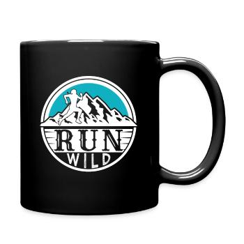 Courez à fond - Mug uni - noir - Droite