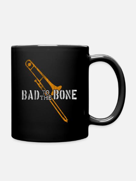Posaune - Tasse einfarbig - Schwarz
