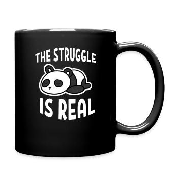 Lazy Panda - Full Colour Mug - black - Right