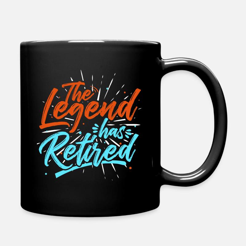 Retirement legend - Full Colour Mug - black