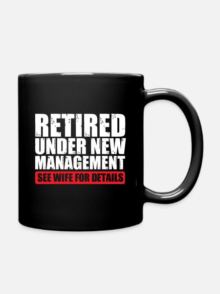 Ruhestand Job - Tasse einfarbig - Schwarz