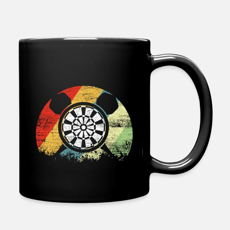 jeu de fléchettes - Mug uni - noir