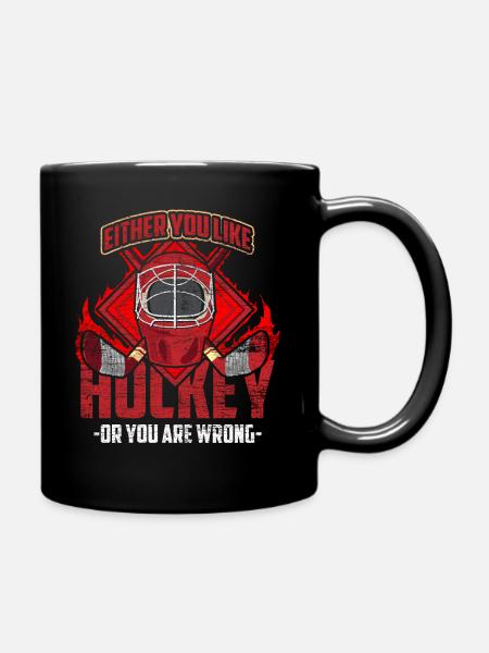 Hockey - Tasse einfarbig - Schwarz