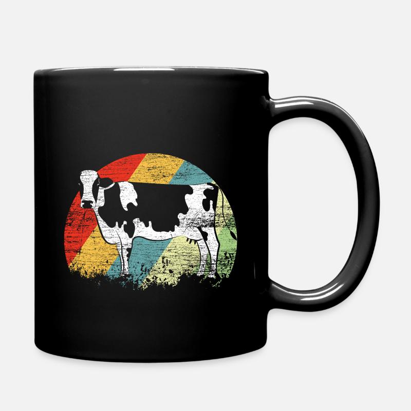 Kuh - Tasse einfarbig - Schwarz