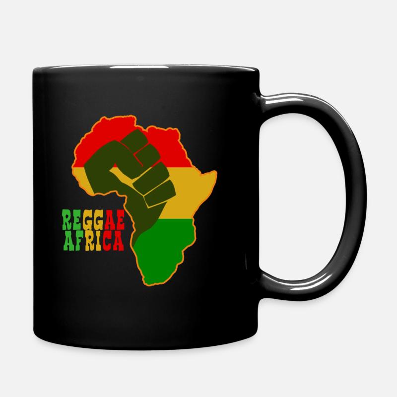 Reggae Africa - Full Colour Mug - black