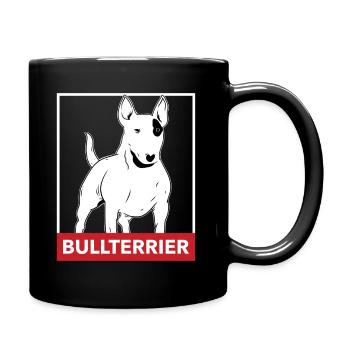 bull terrier - Full Colour Mug - black - Right