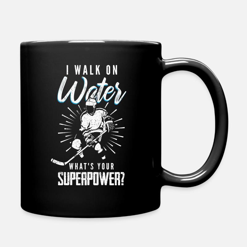 ice Hockey - Full Colour Mug - black