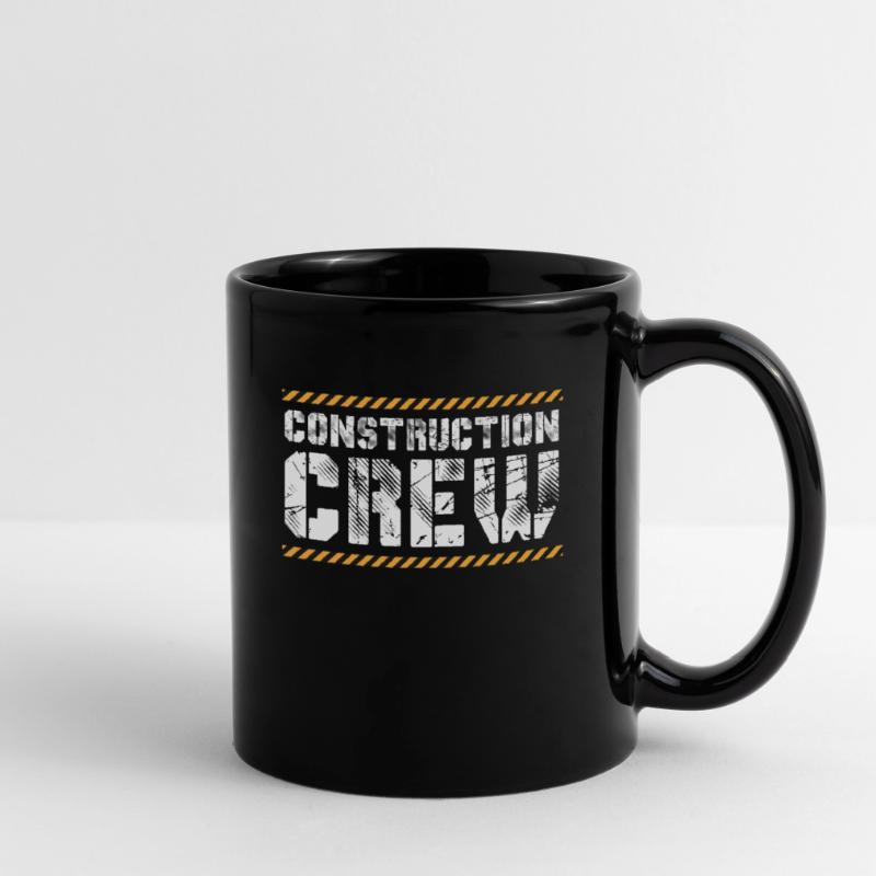 Construction worker construction site team Full Colour Mug