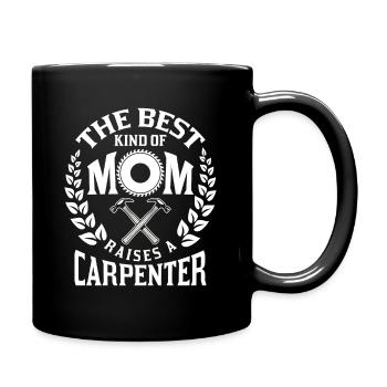 The Best Kind of Mom raises a Carpenter - Mug uni - noir - Droite