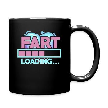 Fart loading - Full Colour Mug - black - Right