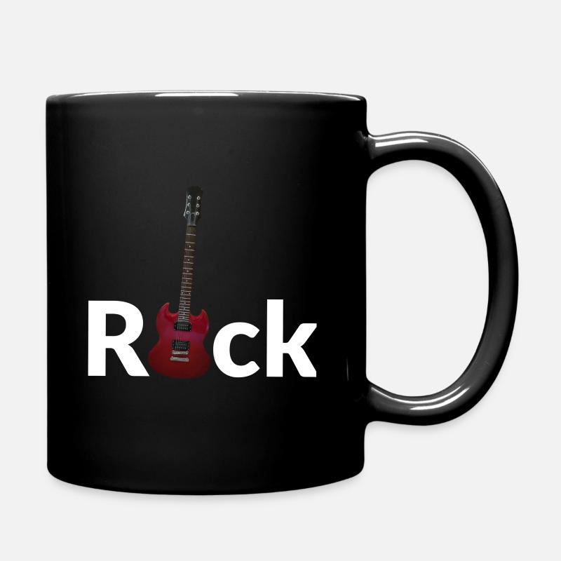 Rock - E guitare - Mug uni - noir