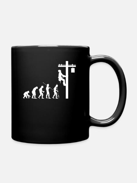 Électricien évolution - Mug uni - noir