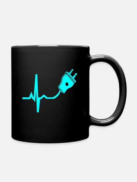 Technologie de l'électricité des électriciens - Mug uni - noir