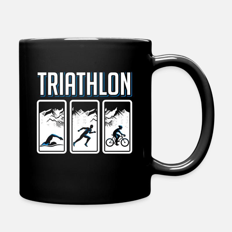 Triathlon - Mug uni - noir
