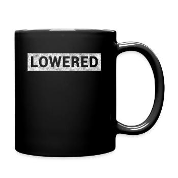 Lowered Car Tuner Shirt - Full Colour Mug - black - Right