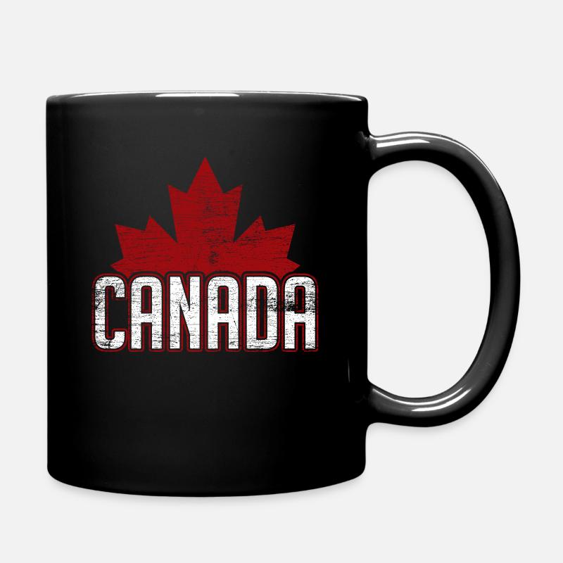 Canada nation - Full Colour Mug - black