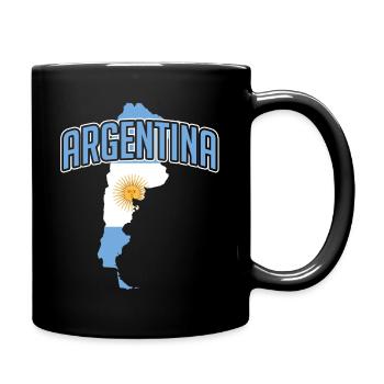 Argentina South America - Full Colour Mug - black - Right