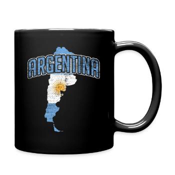 Pays argentin - Mug uni - noir - Droite