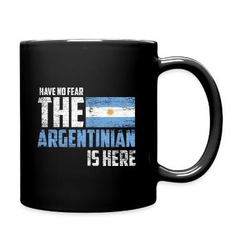 Argentinien Argentinier - Tasse einfarbig - Schwarz - Rechts