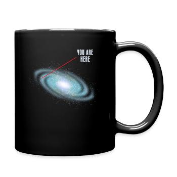 Astronomy galaxy - Full Colour Mug - black - Right