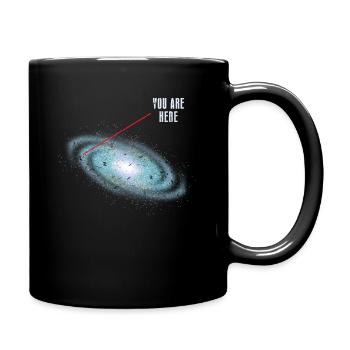 Système solaire astronomie - Mug uni - noir - Droite