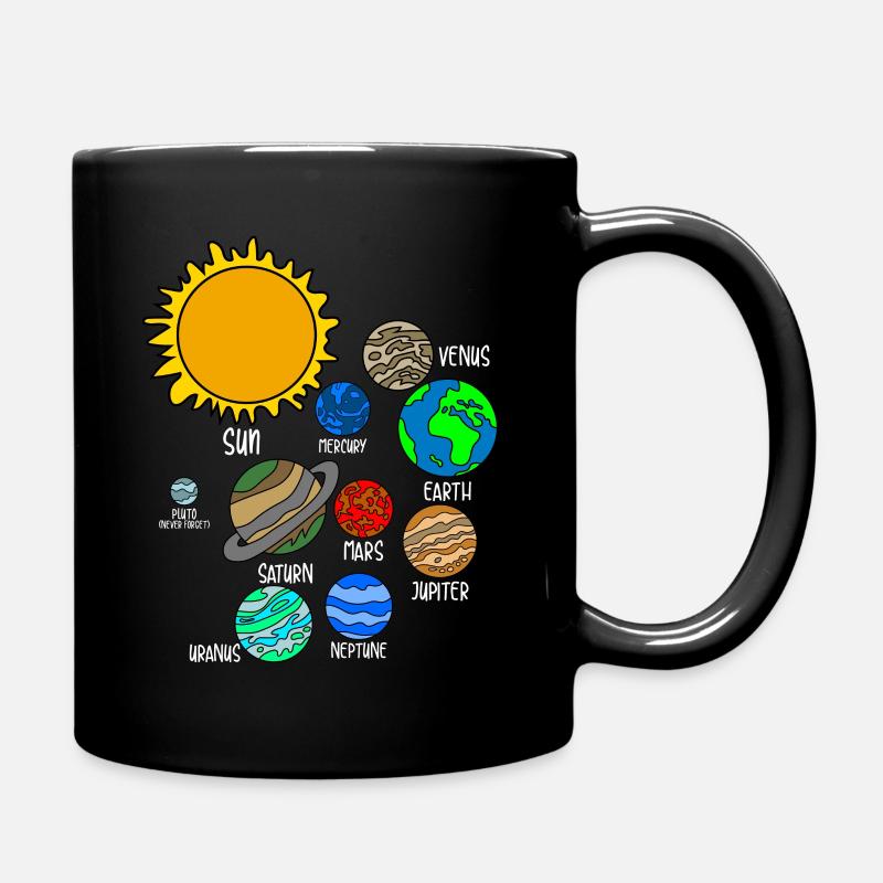 Planète de l'univers - Mug uni - noir