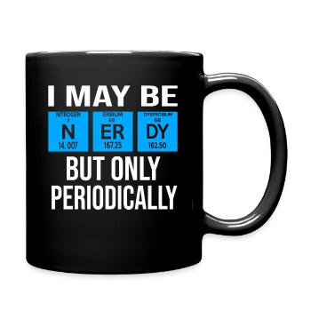Periodensystem Biologie - Tasse einfarbig - Schwarz - Rechts
