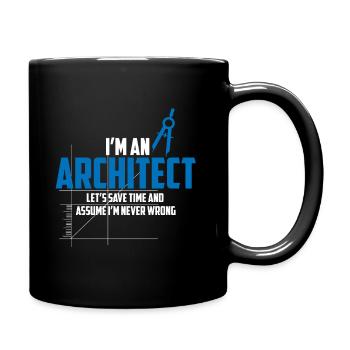 Architecture d'architecte - Mug uni - noir - Droite