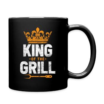 Barbecue barbecue - Full Colour Mug - black - Right