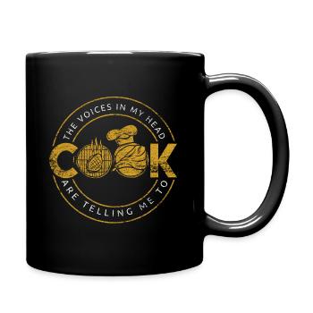 Cooking creativity chef - Full Colour Mug - black - Right