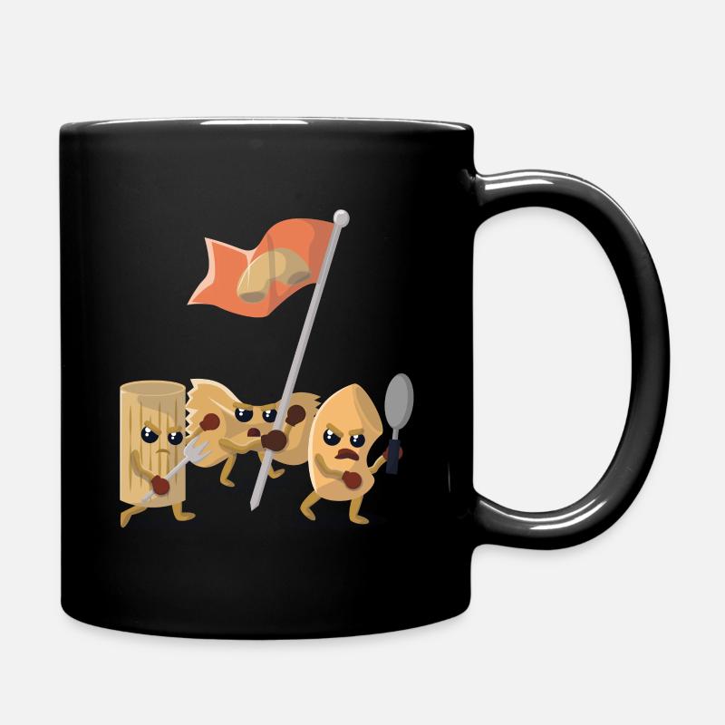 La révolution des pâtes - Mug uni - noir