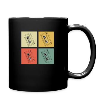 Kassette - Tasse einfarbig - Schwarz - Rechts