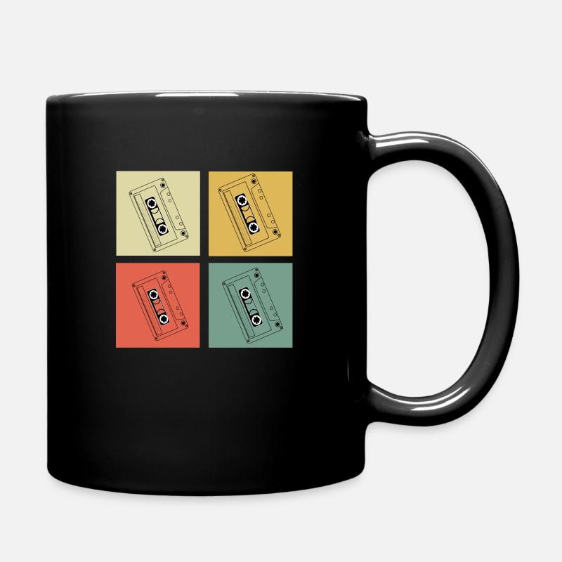 cassette - Mug uni - noir