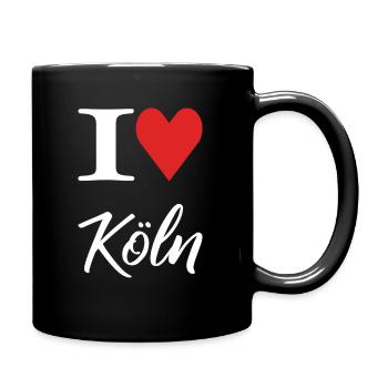J’aime Cologne - Mug uni - noir - Droite