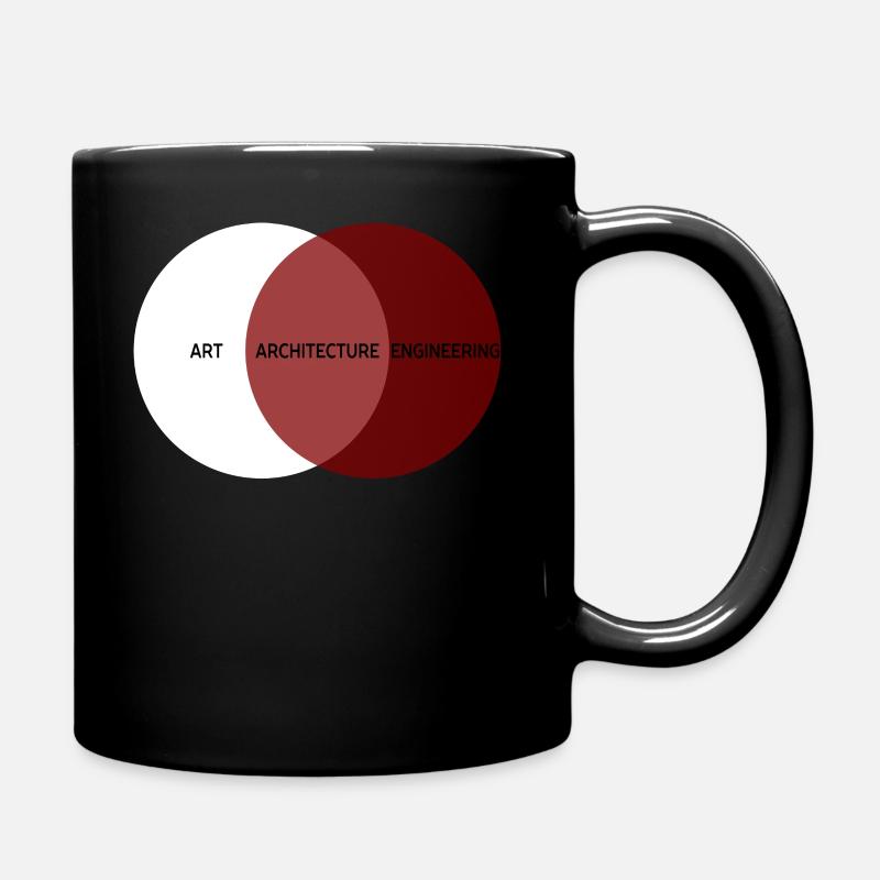 Architektur Kunst Ingenieurwesen Architekt - Tasse einfarbig - Schwarz