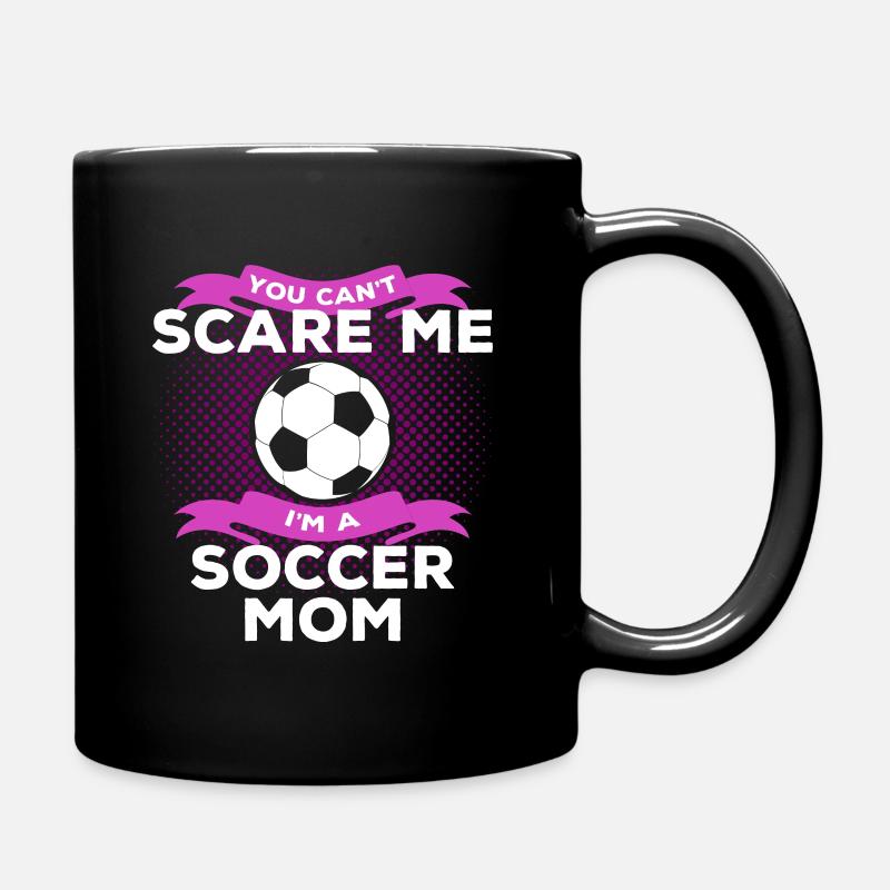 Fußball Mama Mutter Mutti Geschenk Fußball Fußball - Tasse einfarbig - Schwarz