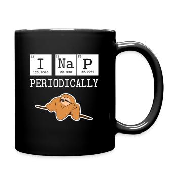 Physics sloth - Full Colour Mug - black - Right