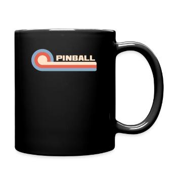 Pinball 70 Old School cadeau - Mug uni - noir - Droite