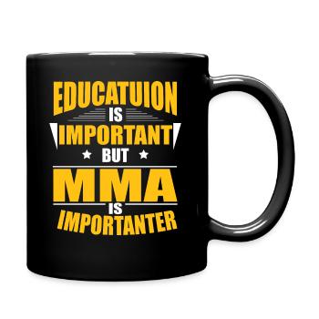MMA EST IMPORTANTER - Mug uni - noir - Droite