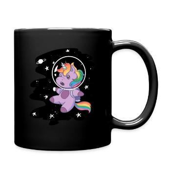 Vereinigungsgeschenk für Unicorns Weltmeisterschaft - Tasse einfarbig - Schwarz - Rechts